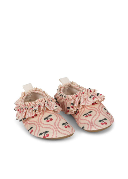 Konges Sløjd Merle Frill swim shoes - Cherry pink motif Konges Sløjd