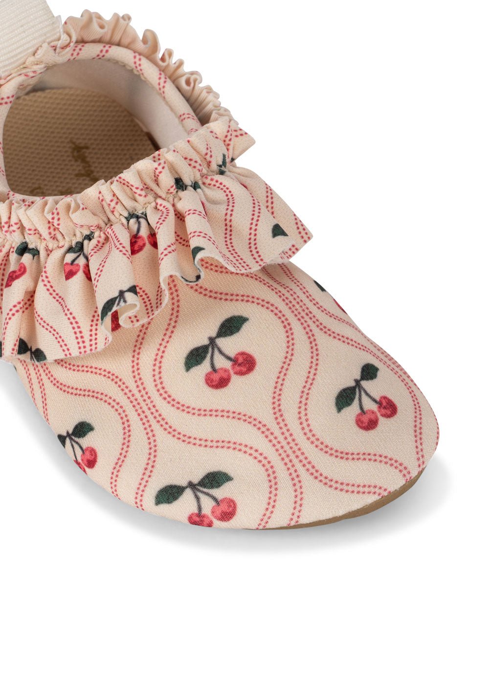 Konges Sløjd Merle Frill swim shoes - Cherry pink motif Konges Sløjd