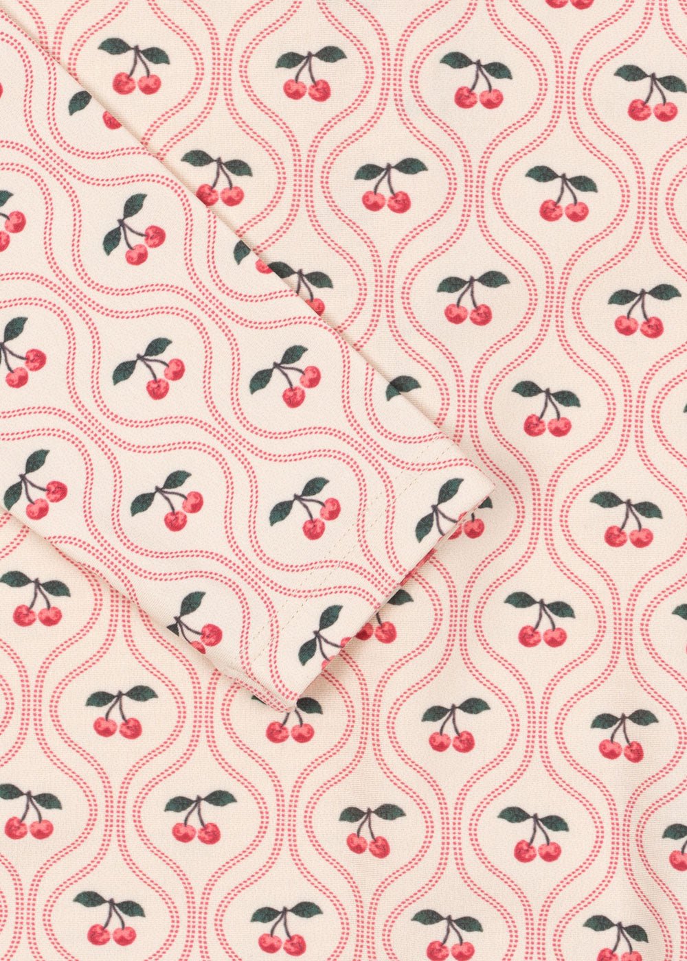 Konges Sløjd MERLE LS SWIMSUIT GRS - cherry pink motif Konges Sløjd