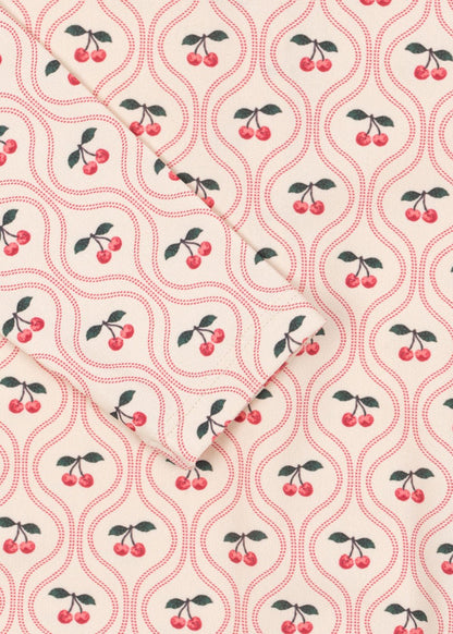 Konges Sløjd MERLE LS SWIMSUIT GRS - cherry pink motif Konges Sløjd