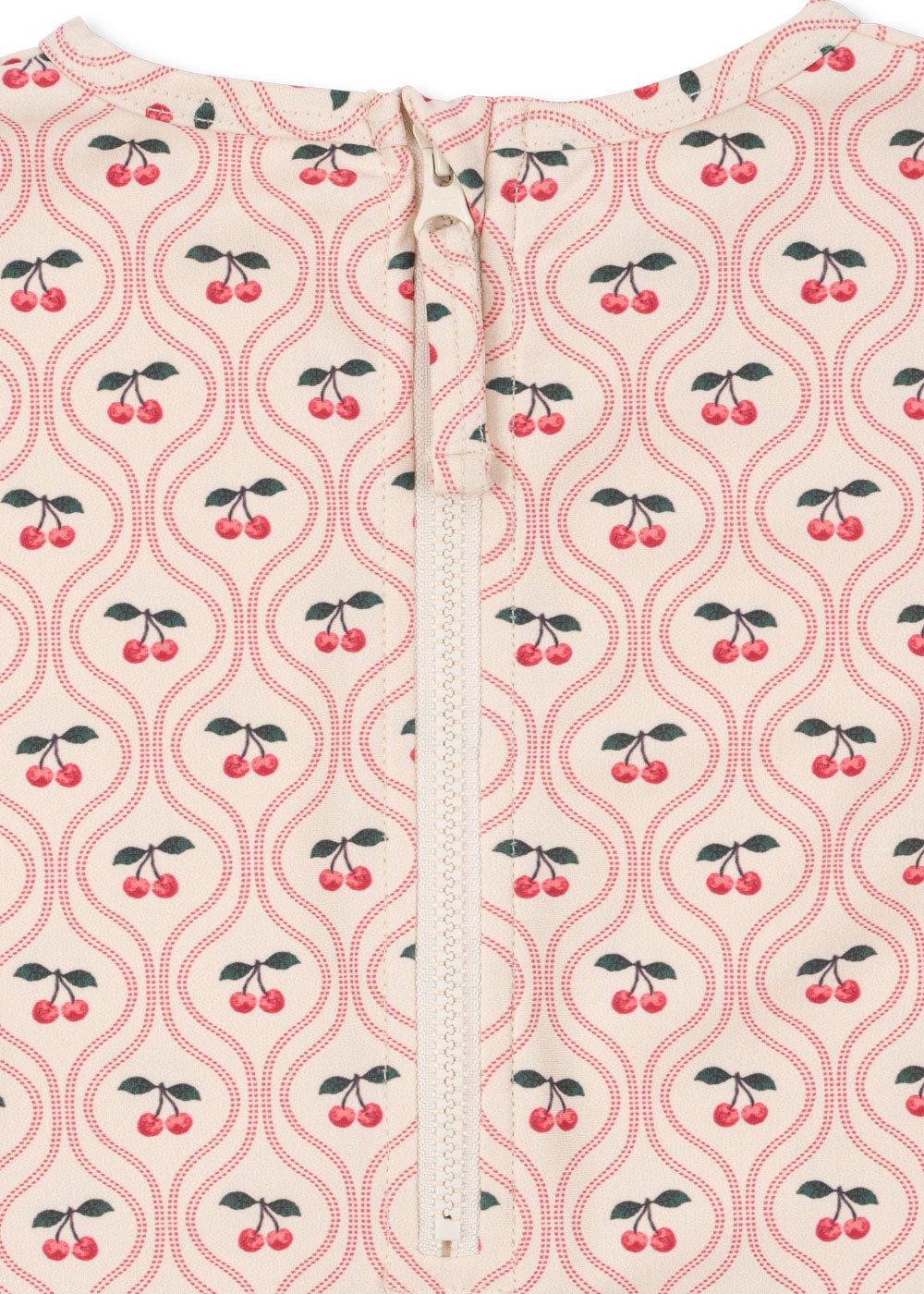 Konges Sløjd MERLE LS SWIMSUIT GRS - cherry pink motif Konges Sløjd