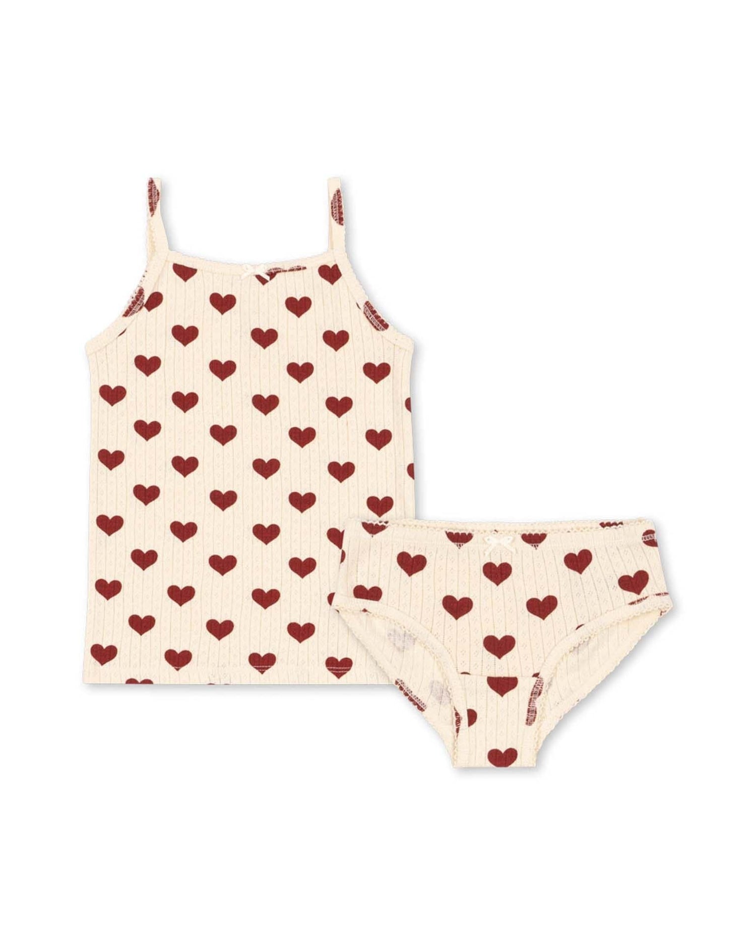 konges sløjd MINNIE Underwear set in amour rouge konges sløjd