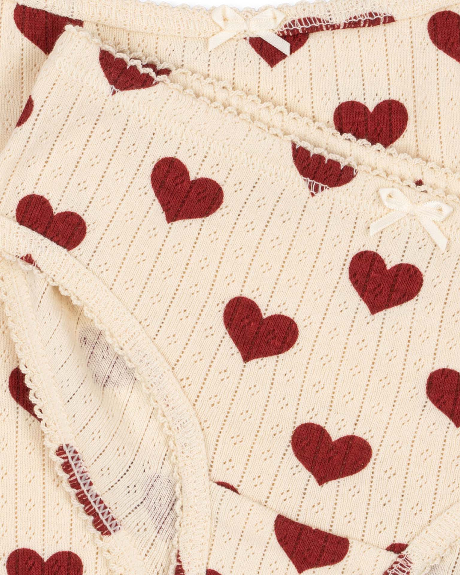 konges sløjd MINNIE Underwear set in amour rouge konges sløjd