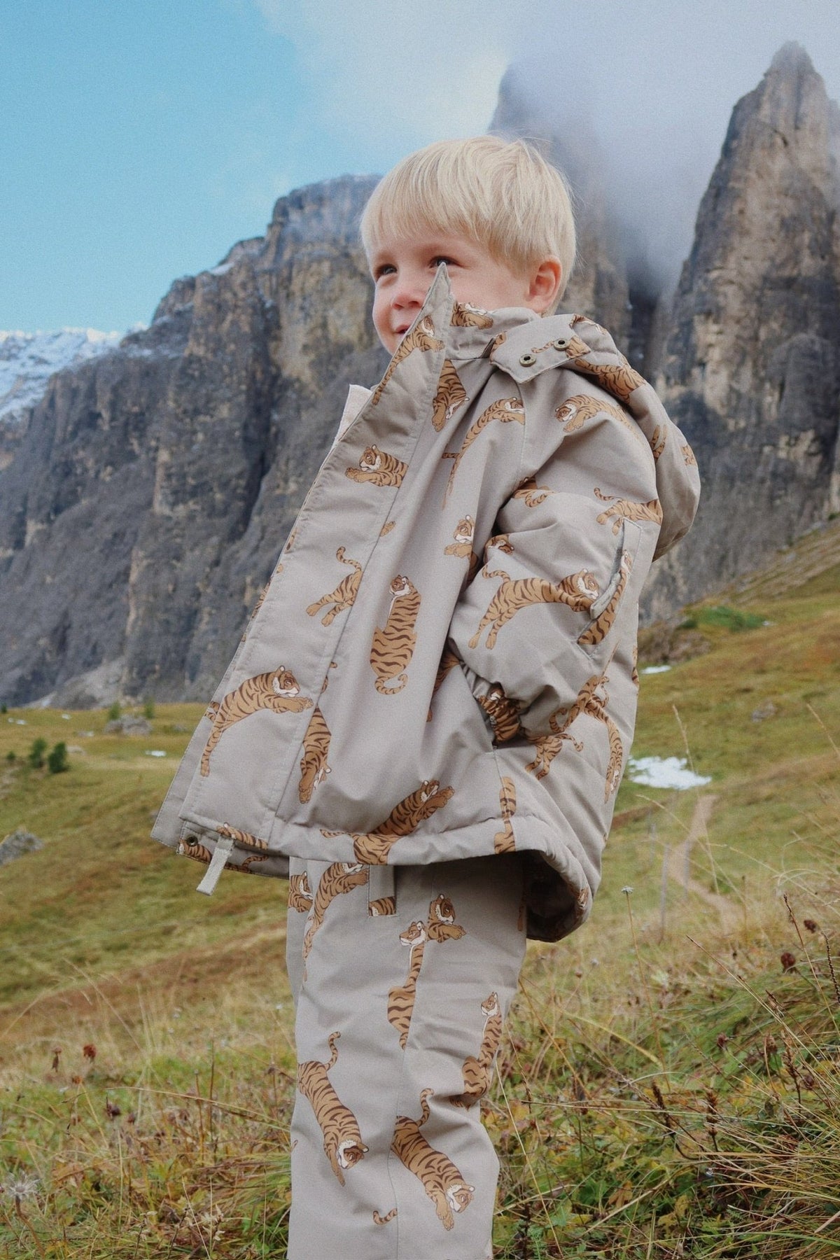 Konges Sløjd MISMOU SNOW PANTS - tiger oak Konges Sløjd