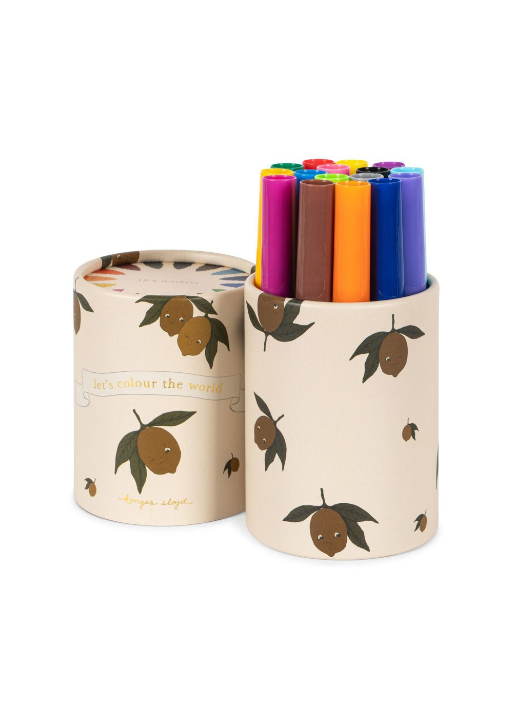 Konges Sløjd MY LITTLE MARKER SET - lemon Konges Sløjd