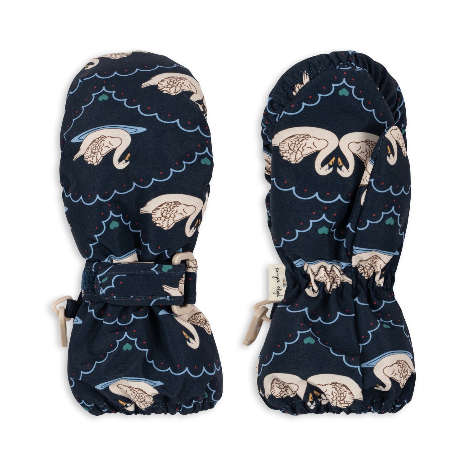 [Konges slojd] Nohr Snow Mittens - Swan Eclipse Konges Sløjd