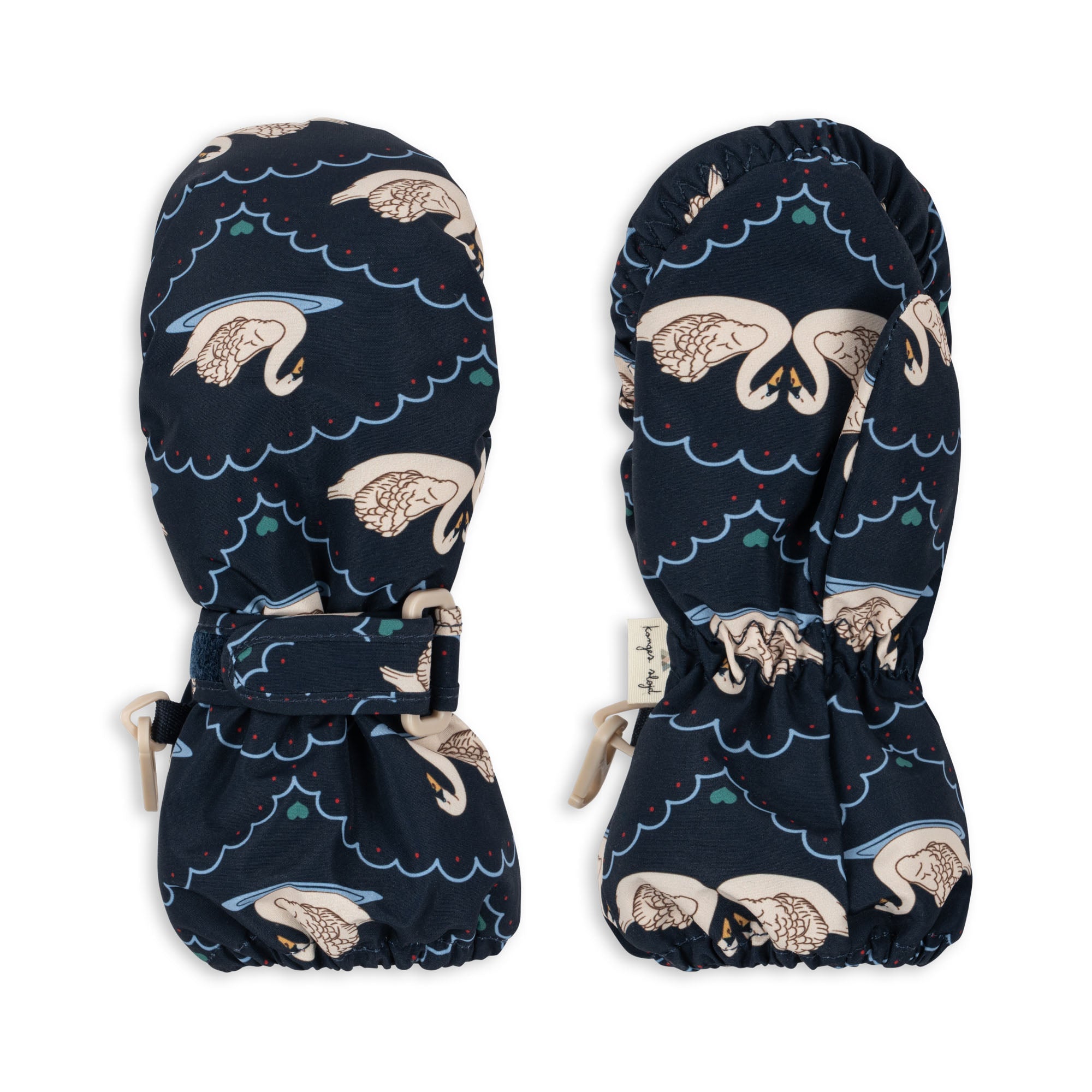 [Konges slojd] Nohr Snow Mittens - Swan Eclipse Konges Sløjd