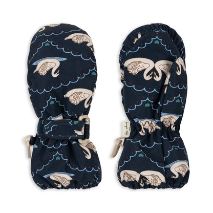 [Konges slojd] Nohr Snow Mittens - Swan Eclipse Konges Sløjd