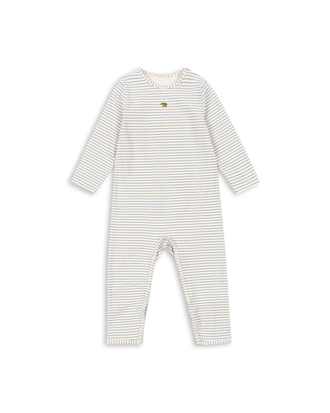 konges sløjd organic basic onesie in stripe bluie konges sløjd
