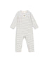 konges sløjd organic basic onesie in stripe bluie konges sløjd