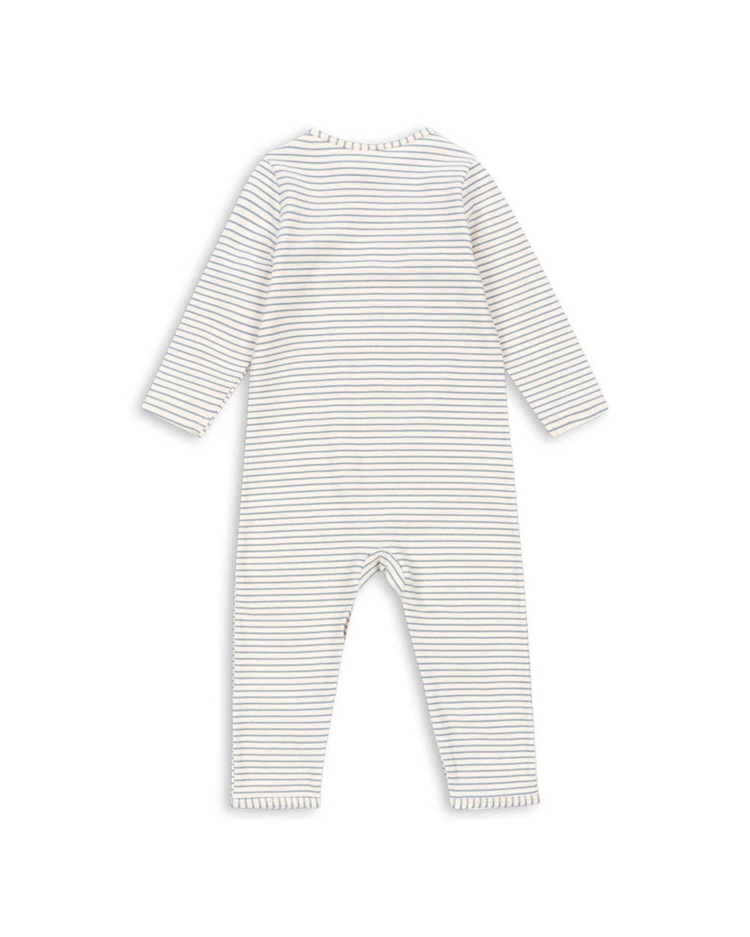 konges sløjd organic basic onesie in stripe bluie konges sløjd