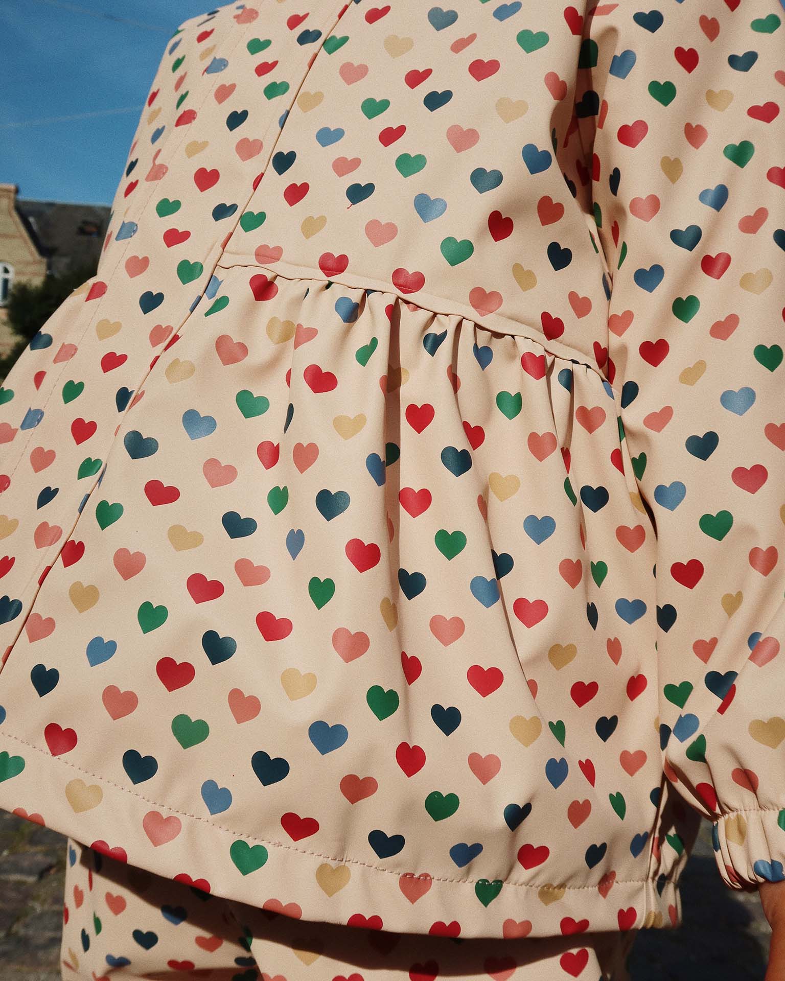 Konges Sløjd palme rainy set in coeur colorè frappe Konges Sløjd