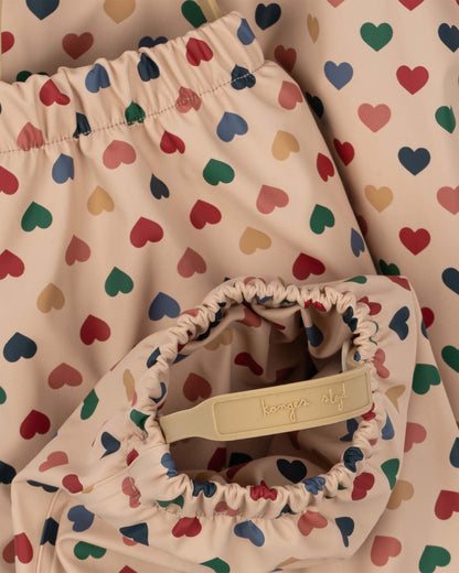 Konges Sløjd palme rainy set in coeur colorè frappe Konges Sløjd