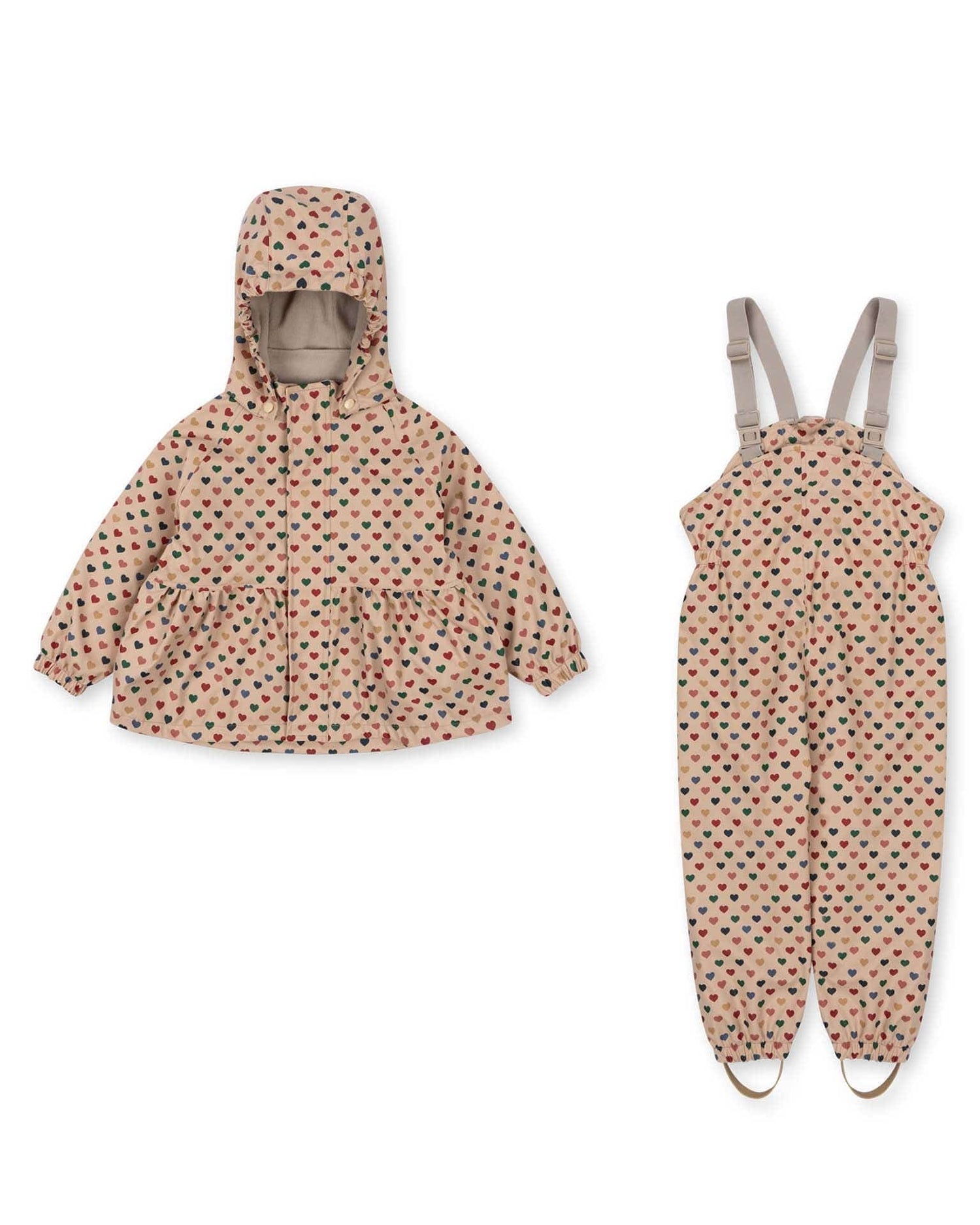 Konges Sløjd palme rainy set in coeur colorè frappe Konges Sløjd