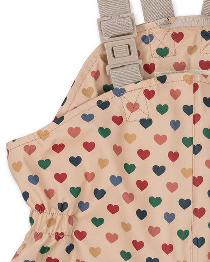 Konges Sløjd palme rainy set in coeur colorè frappe Konges Sløjd