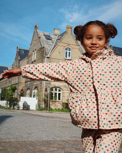 Konges Sløjd palme rainy set in coeur colorè frappe Konges Sløjd