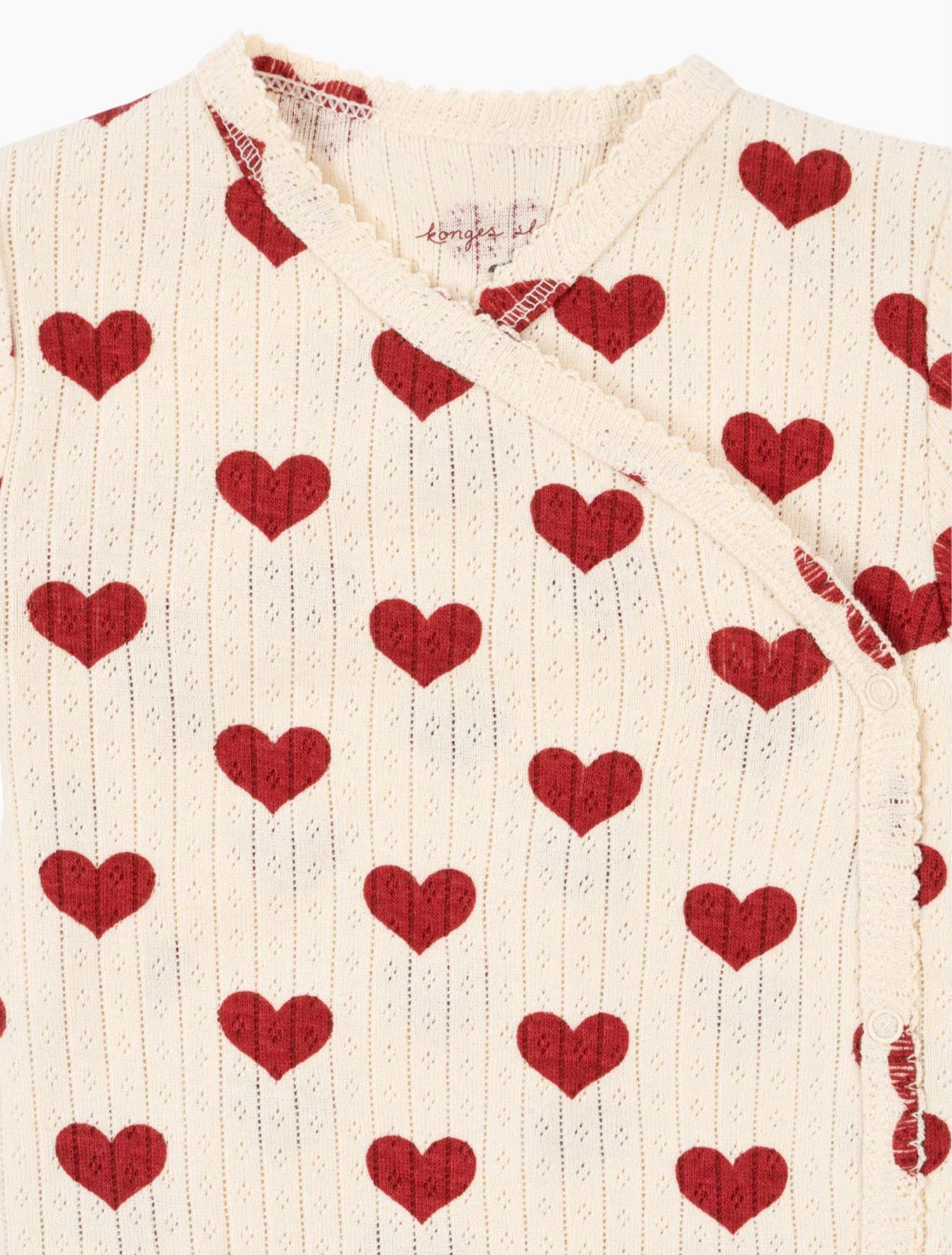 Konges Sløjd Newborn Minnie Kimono Bodysuit - Amour Rouge Konges Sløjd