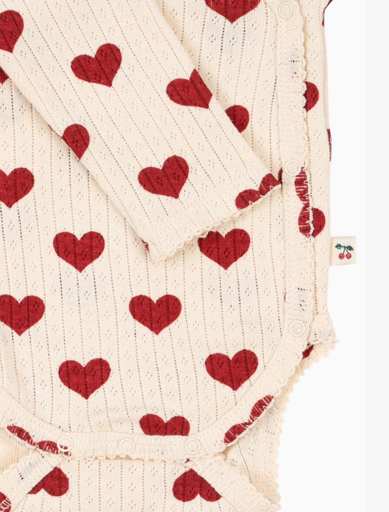 Konges Sløjd Newborn Minnie Kimono Bodysuit - Amour Rouge Konges Sløjd