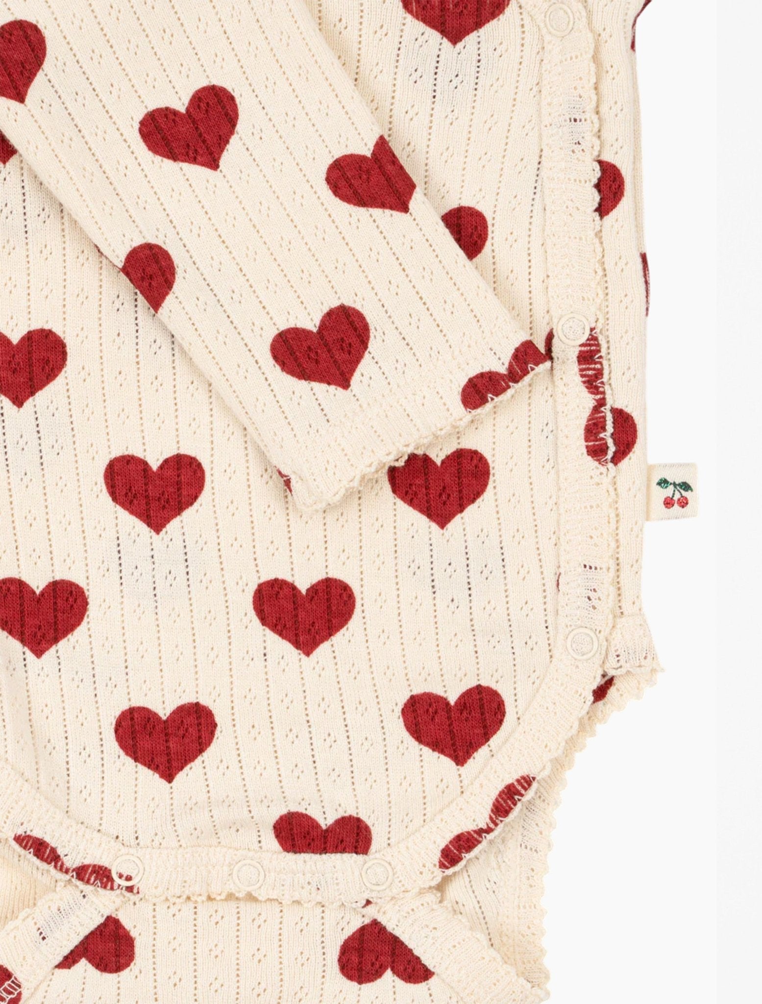 Konges Sløjd Newborn Minnie Kimono Bodysuit - Amour Rouge Konges Sløjd