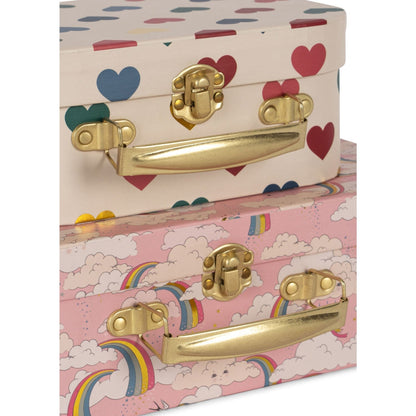 Konges Sløjd Rainbow 2 Pack Suitcase Fsc Konges Sløjd - enjoykidsus