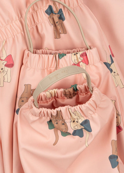 Konges Sløjd Rainy Palme Set Girl - bow kitty pink Konges Sløjd