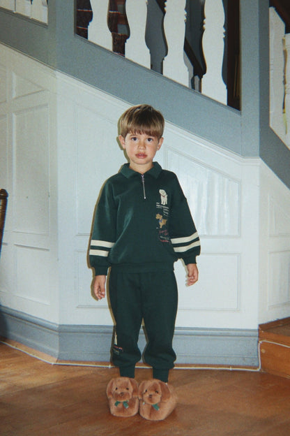 Konges Sløjd SAUSAGE DOG FOOTIES - chicory coffe Konges Sløjd Limited Collection