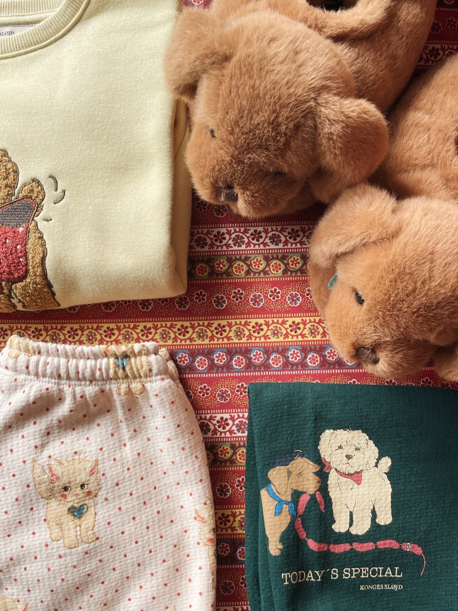 Konges Sløjd SAUSAGE DOG FOOTIES - chicory coffe Konges Sløjd Limited Collection