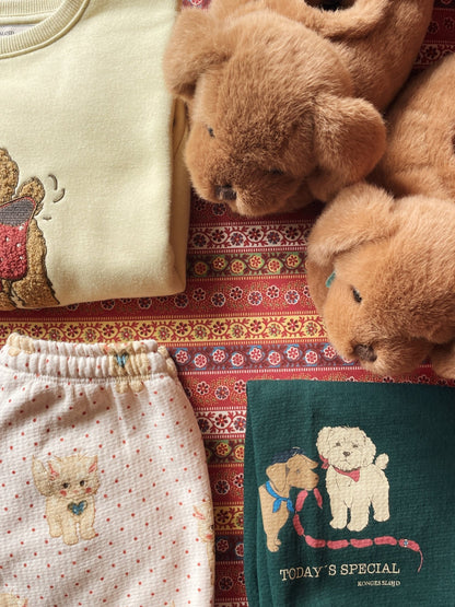 Konges Sløjd SAUSAGE DOG FOOTIES - chicory coffe Konges Sløjd Limited Collection