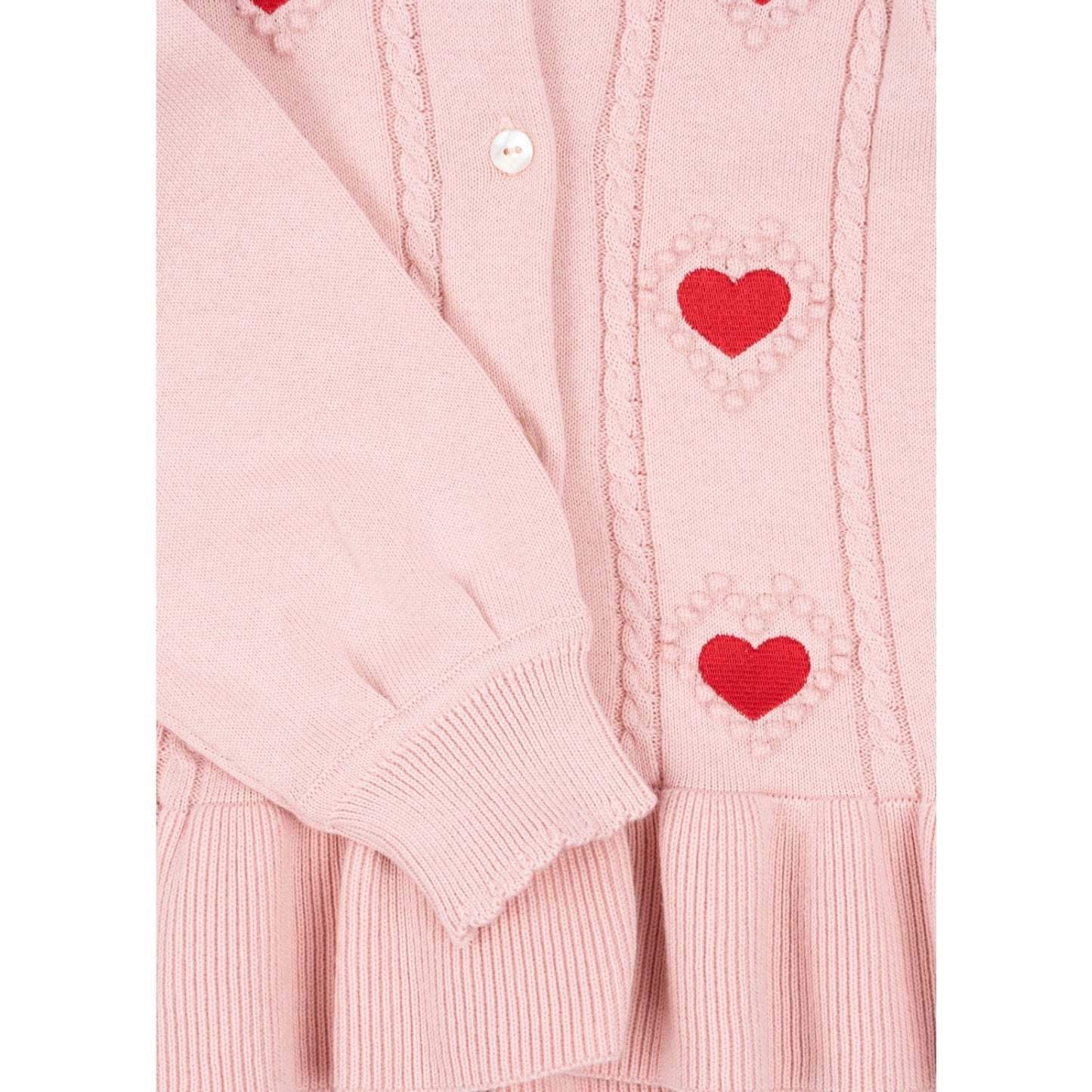 Konges Sløjd Silver Pink Soleil Knit Cardigan Gots Konges Sløjd - enjoykidsus