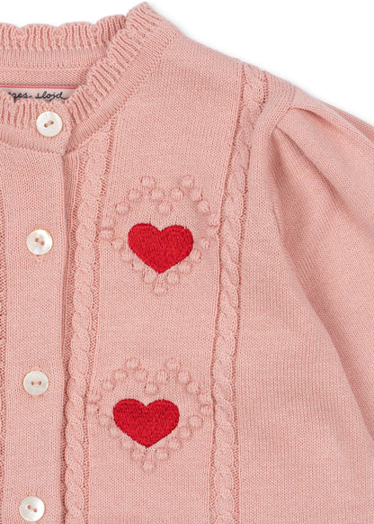 Konges Sløjd SOLEIL CARDIGAN - silver pink Konges Sløjd New Collection