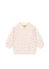 Konges Sløjd SPOTTY LONG SLEEVE POLO - rosewater dot Konges Sløjd New Collection