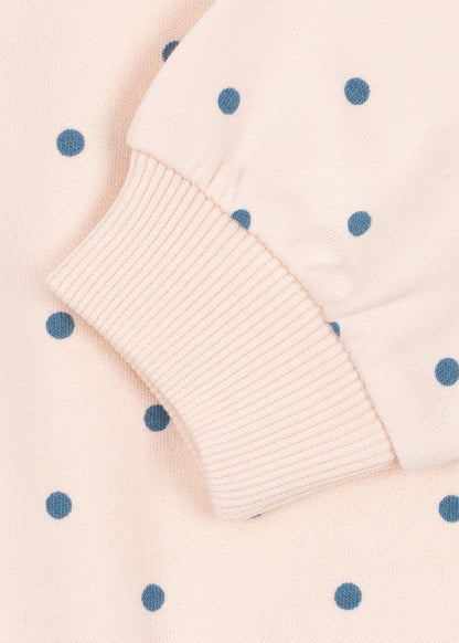 Konges Sløjd SPOTTY LONG SLEEVE POLO - rosewater dot Konges Sløjd New Collection