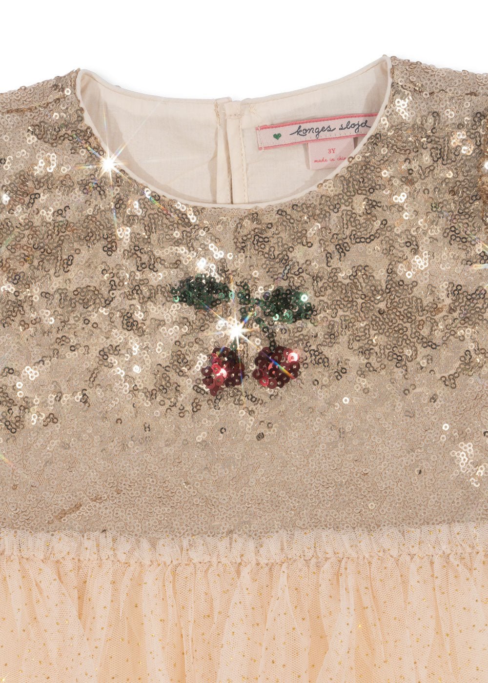 Konges Sløjd STARLA PUFF SLEEVE DRESS - gold blush Konges Sløjd