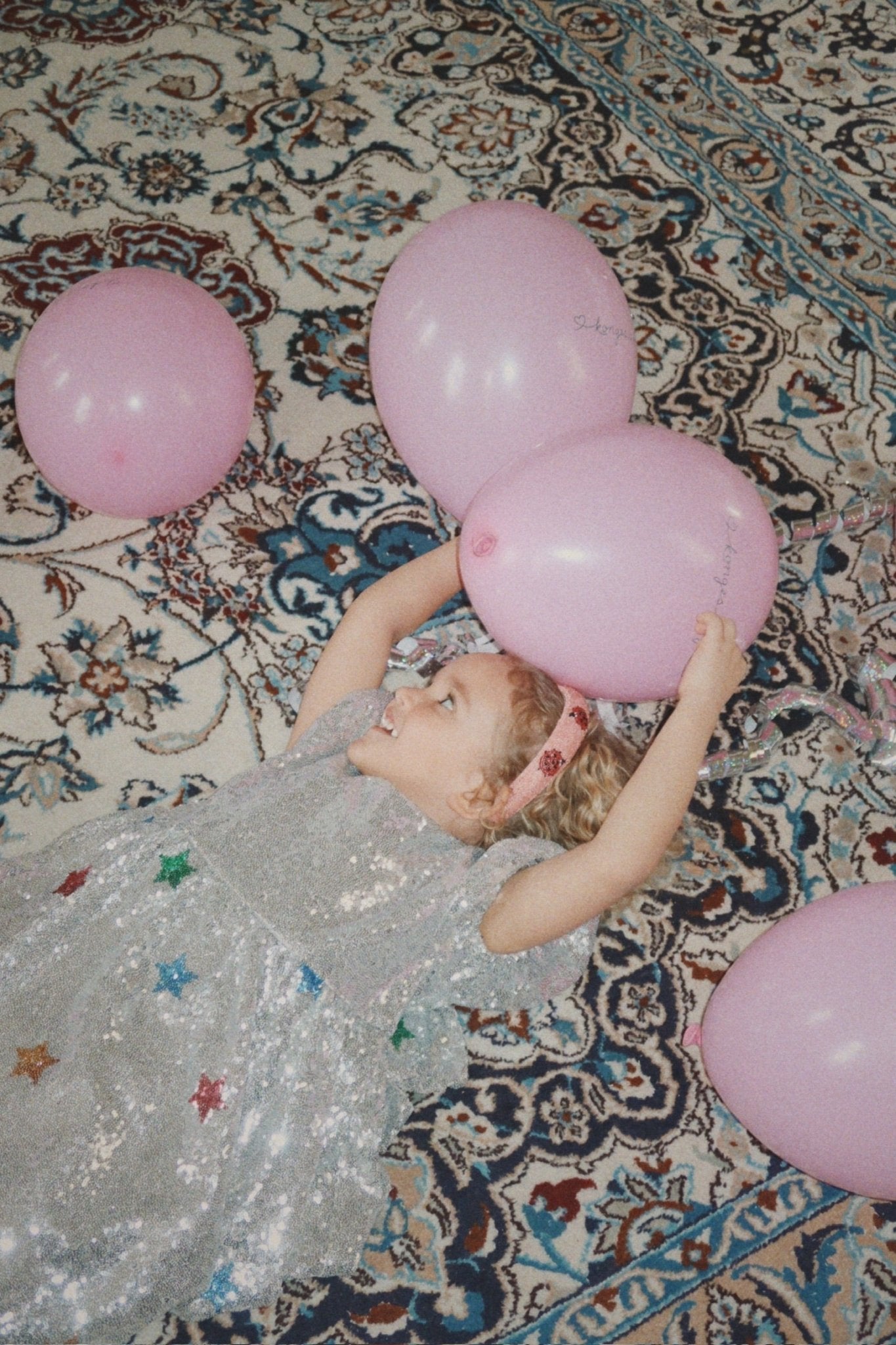 Konges Sløjd STARLA STARDUST DRESS - star sequin silver Konges Sløjd New Collection