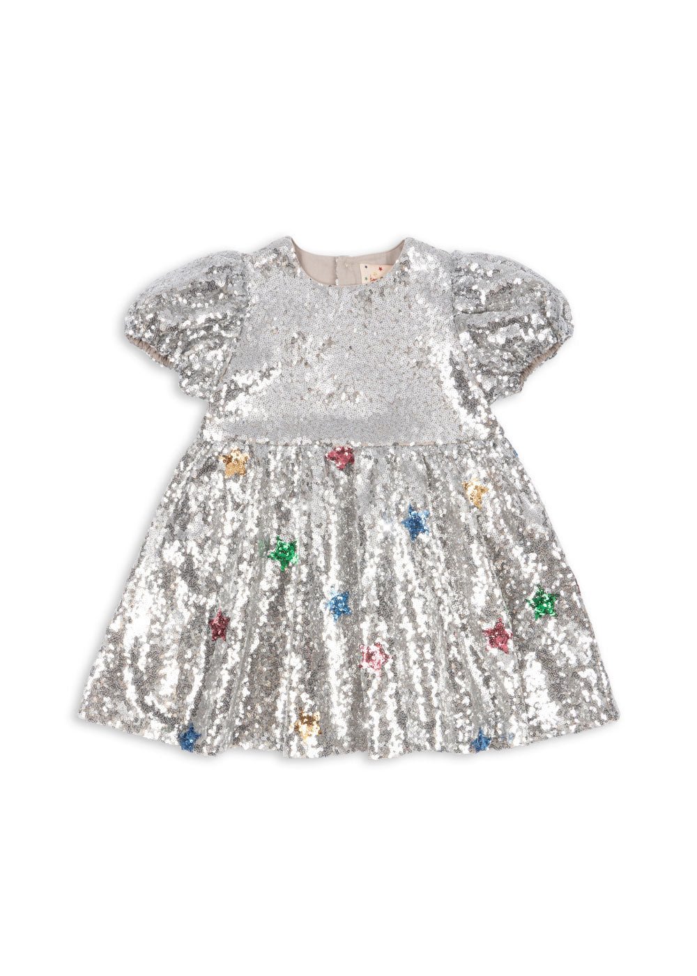Konges Sløjd STARLA STARDUST DRESS - star sequin silver Konges Sløjd New Collection