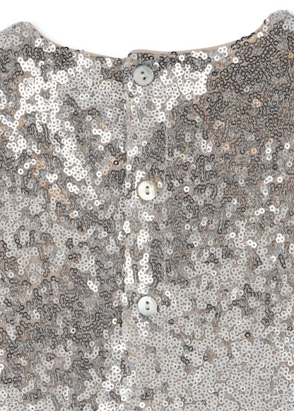 Konges Sløjd STARLA STARDUST DRESS - star sequin silver Konges Sløjd New Collection