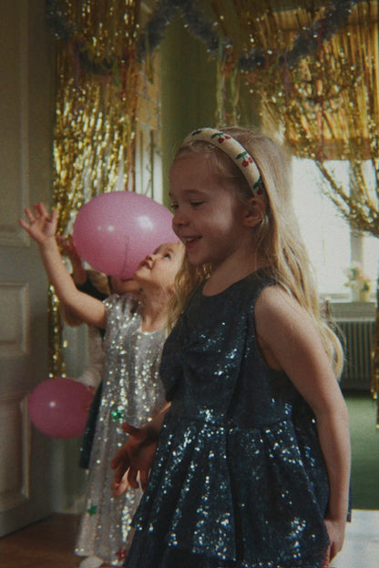 Konges Sløjd STARLA STARDUST DRESS - star sequin silver Konges Sløjd New Collection