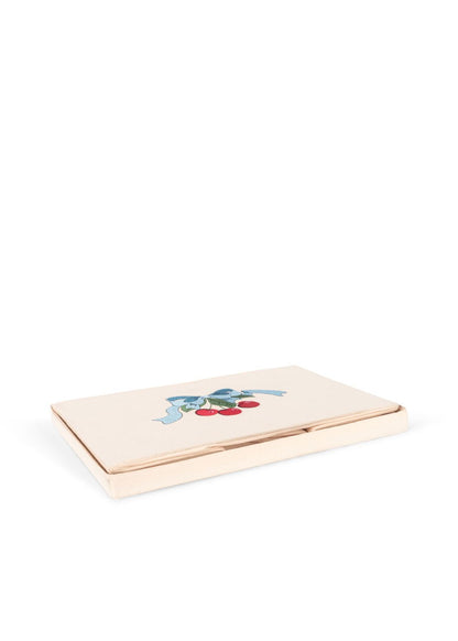 Konges Sløjd STORAGE BASKET LARGE - cherry bow Konges Sløjd