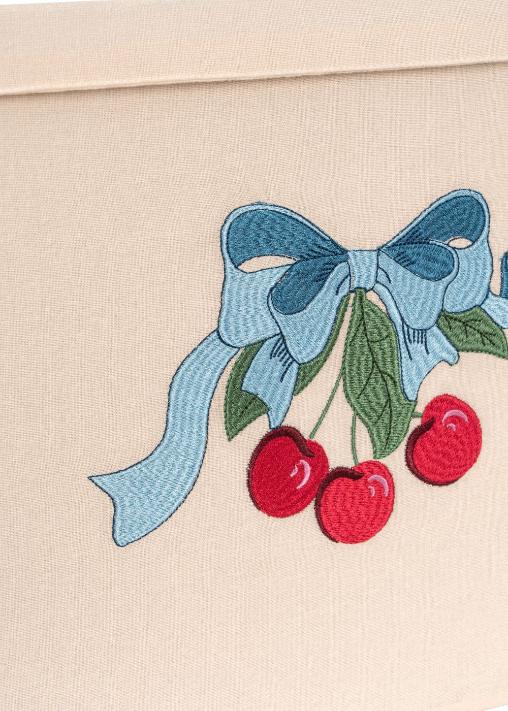 Konges Sløjd STORAGE BASKET LARGE - cherry bow Konges Sløjd