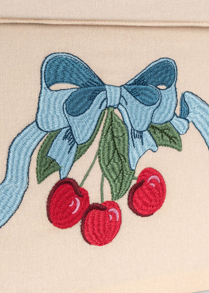 Konges Sløjd STORAGE BASKET SMALL - cherry Konges Sløjd