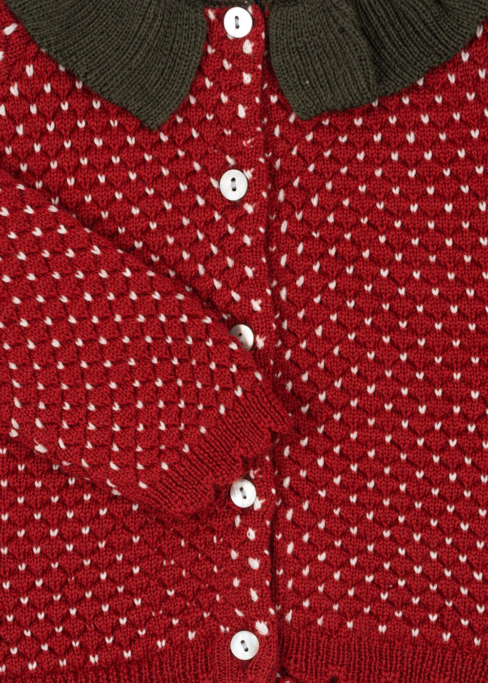 Konges Sløjd STRAWBERRY CARDIGAN - barbados cherry Konges Sløjd New Collection