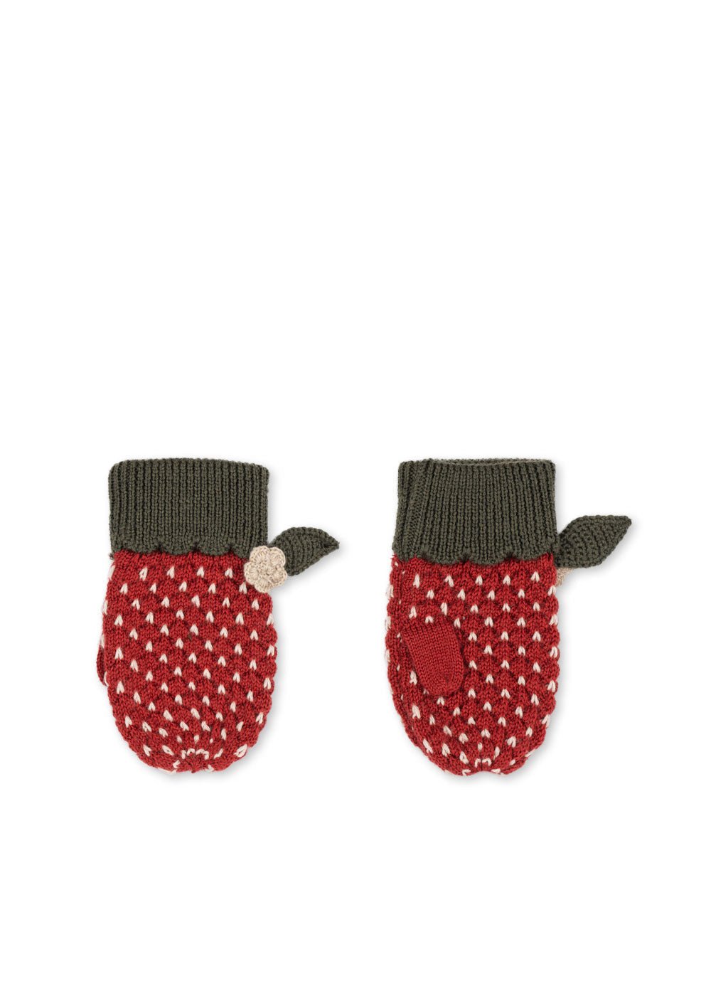 Konges Sløjd STRAWBERRY MITTENS - true red Konges Sløjd New Collection