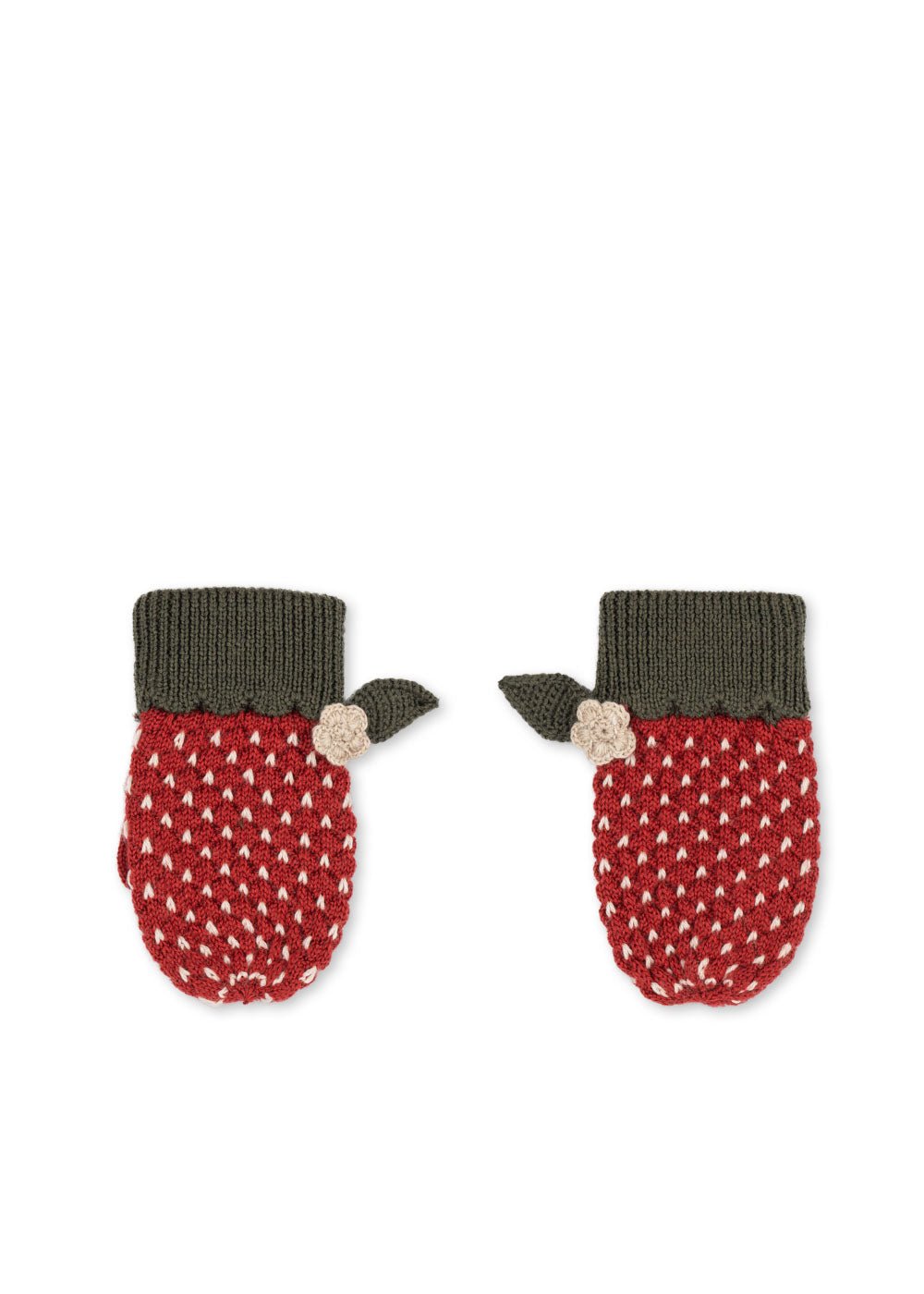 Konges Sløjd STRAWBERRY MITTENS - true red Konges Sløjd New Collection