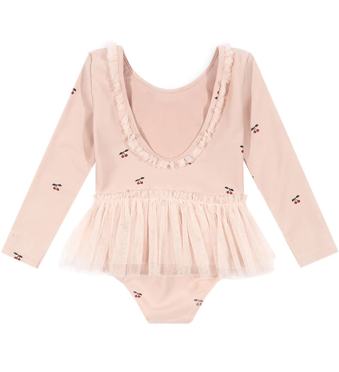 Konges Sløjd Strut LS Swimsuit Grs - Cherry Blush Konges Sløjd