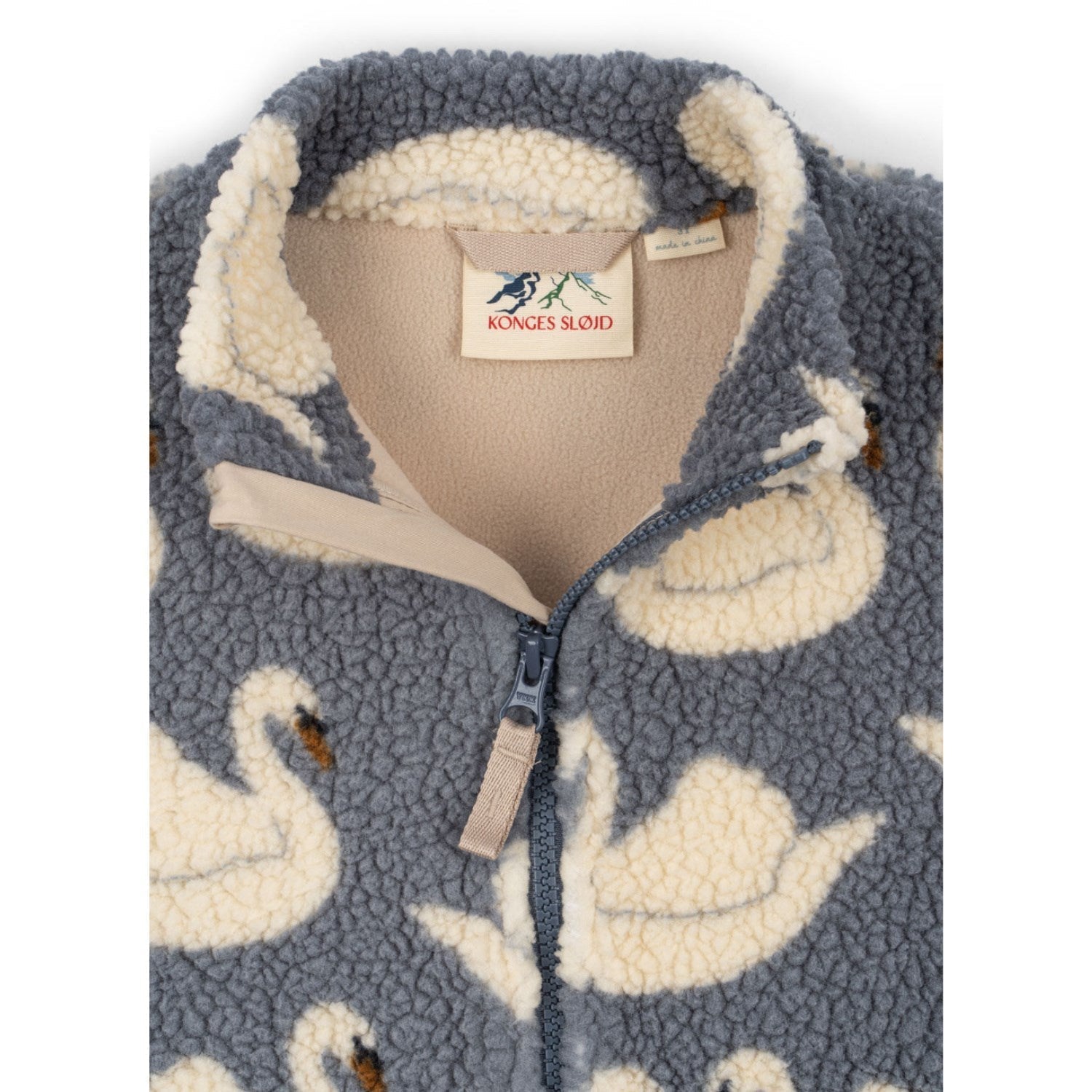 Konges Sløjd Swan Jody Teddy Jacket Grs Konges Sløjd - enjoykidsus