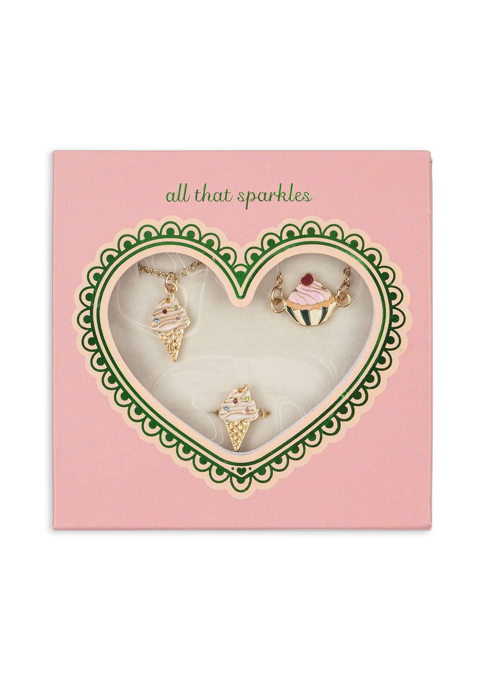 Konges Sløjd SWEET JEWELLERY SET - gold Konges Sløjd New Collection