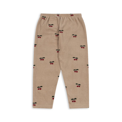 Konges Sløjd TAVI FLEECE PANTS GRS - CHERRY Konges Sløjd