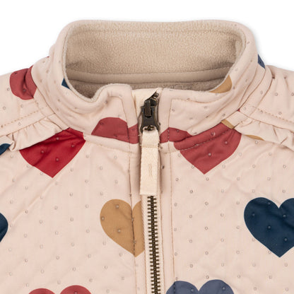 Konges Sløjd THERMO JACKET FRILL - bon coeur coloré Konges Sløjd