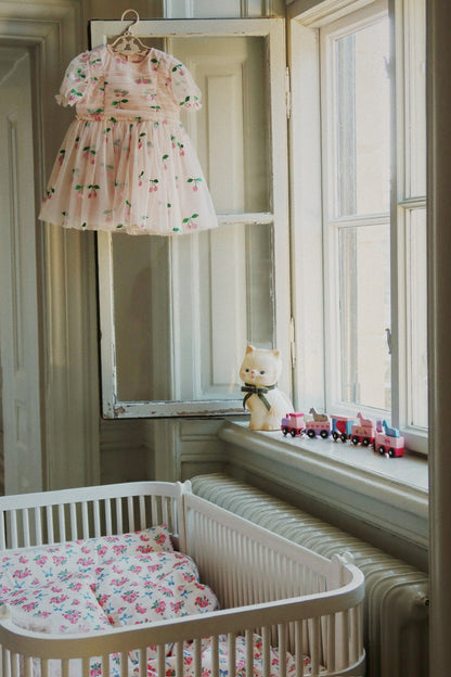 Konges Sløjd Tullie Dress – Ma Grande Cerise Pink Glitter | Kids Tulle Dress Konges Sløjd