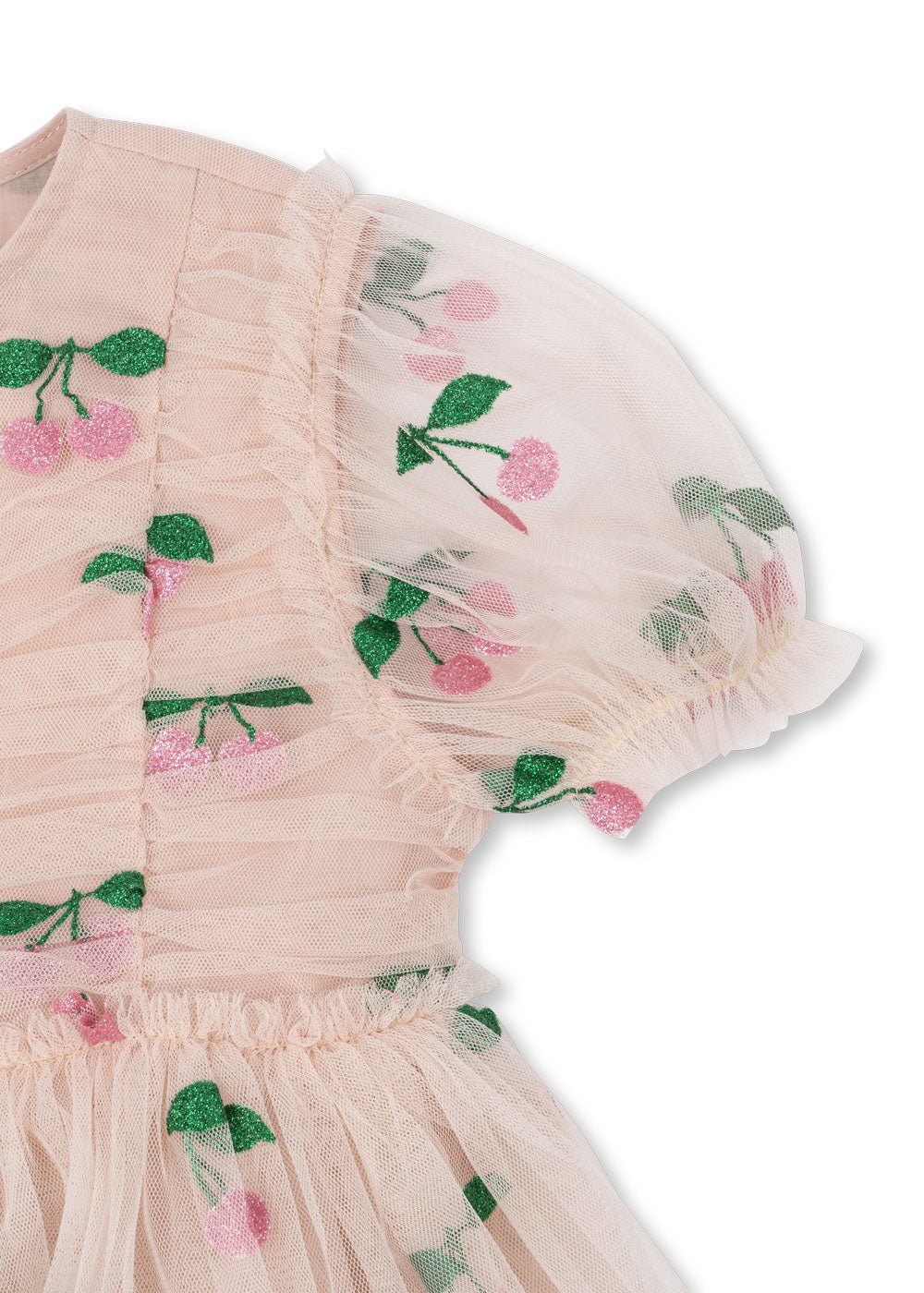 Konges Sløjd Tullie Dress – Ma Grande Cerise Pink Glitter | Kids Tulle Dress Konges Sløjd